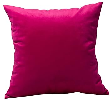 TangDepot Solid Velvet Throw Pillow 