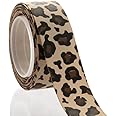7/8" Tan Leopard Grosgrain Ribbon 5 Yard