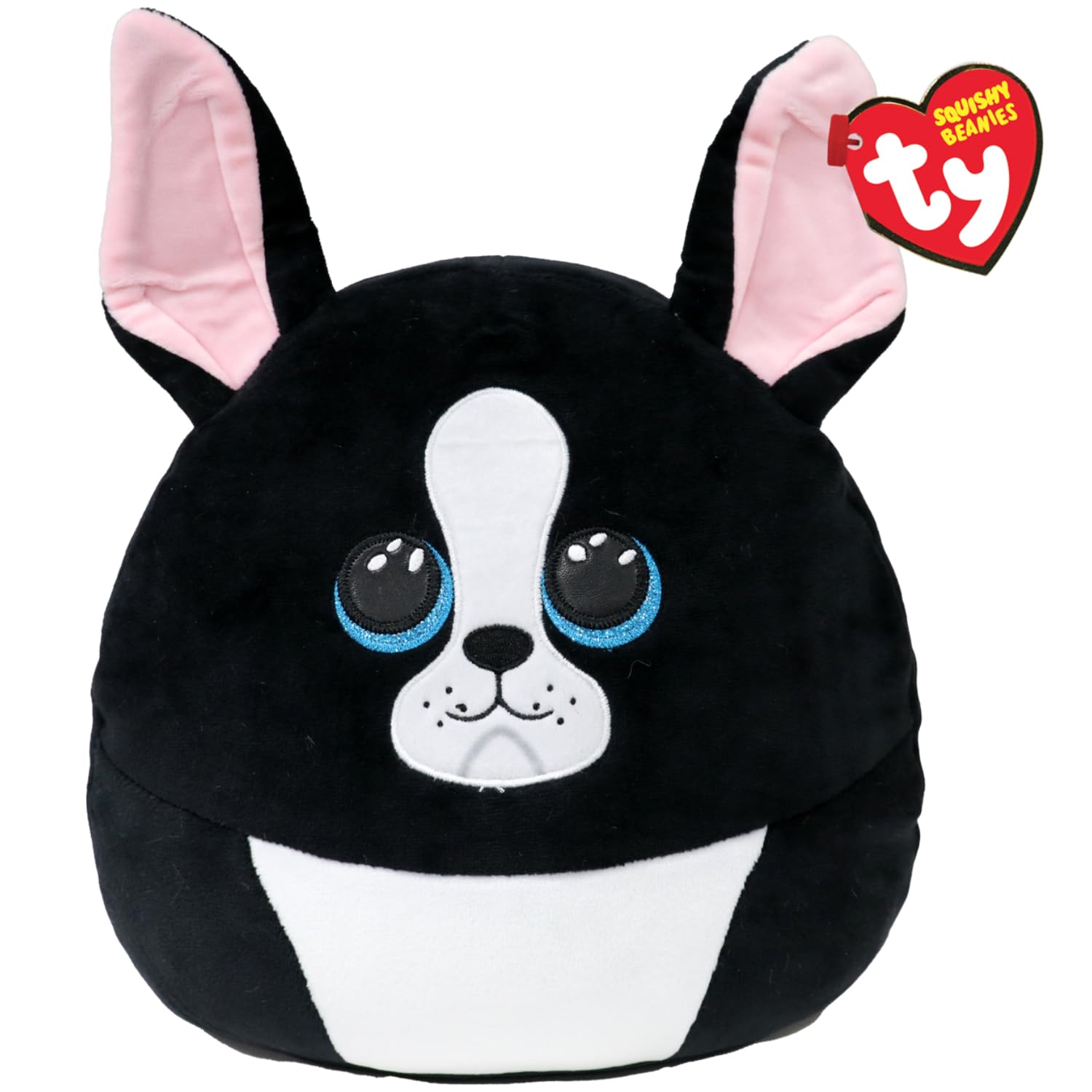 TY Tink Dog Squish a Boo 10 Inches - Squishy Beanies for Kids, Baby Soft Plush Toys - Collectible Cuddly Stuffed Teddy