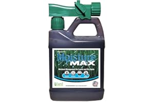 Moisture Max Lawn Moisture Manager – Humectants + Surfactants + 4% Sea Kelp – Improves Water Retention & Root Growth – Yard Mastery Liquid Lawn Treatment 1 Quart 32 Ounces – Covers 5,333 sq ft