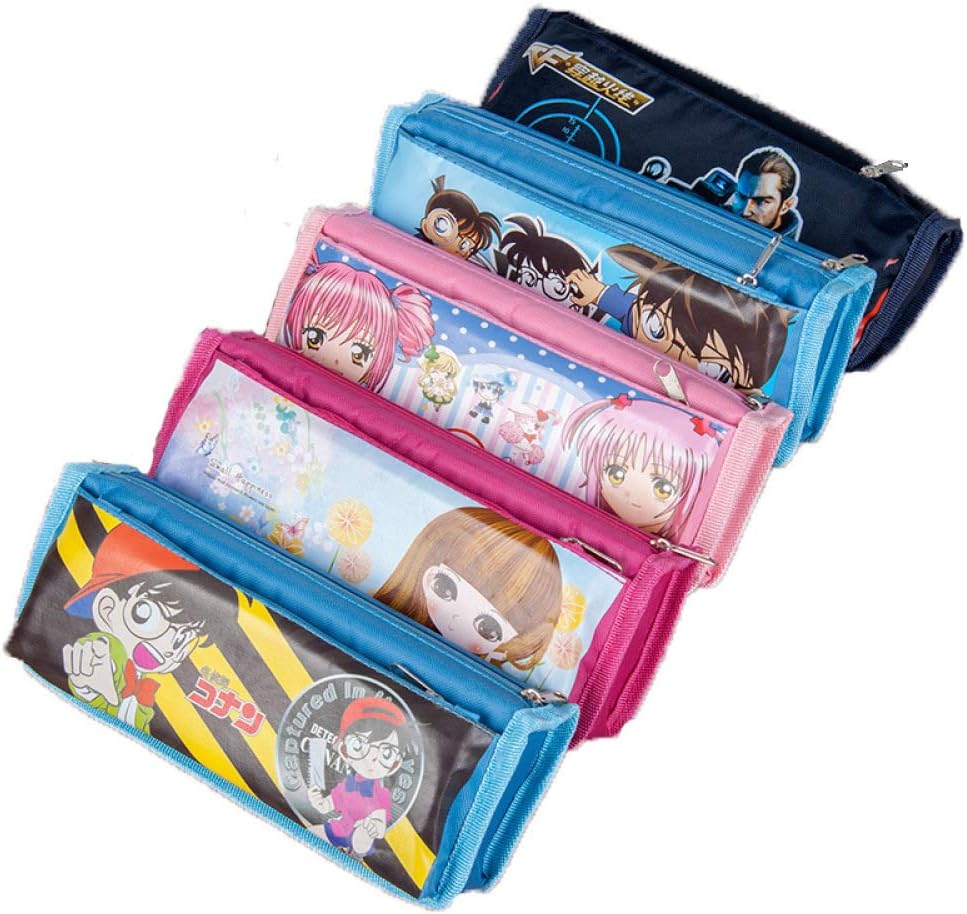 Multi-Function Pencil Bag Large Capacity Primary School Cartoon Cartoon Stationery Bag