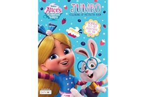 Bendon Alice in Wonderland Coloring Book | Alice's Bakery Jumbo Coloring and Activity Book | Officially Licensesd