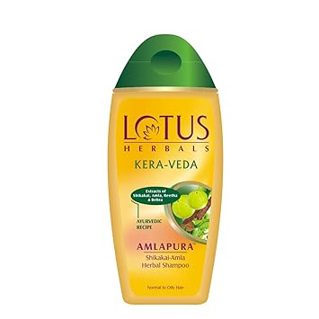 Lotus Herbal Amlapura Shikakai Amla Herbal Shampoo, 200ml