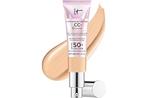 IT Cosmetics Your Skin But Better CC+ Cream Illumination, Medium (W) - Color Correcting Cream, Full-Coverage Foundation, Anti