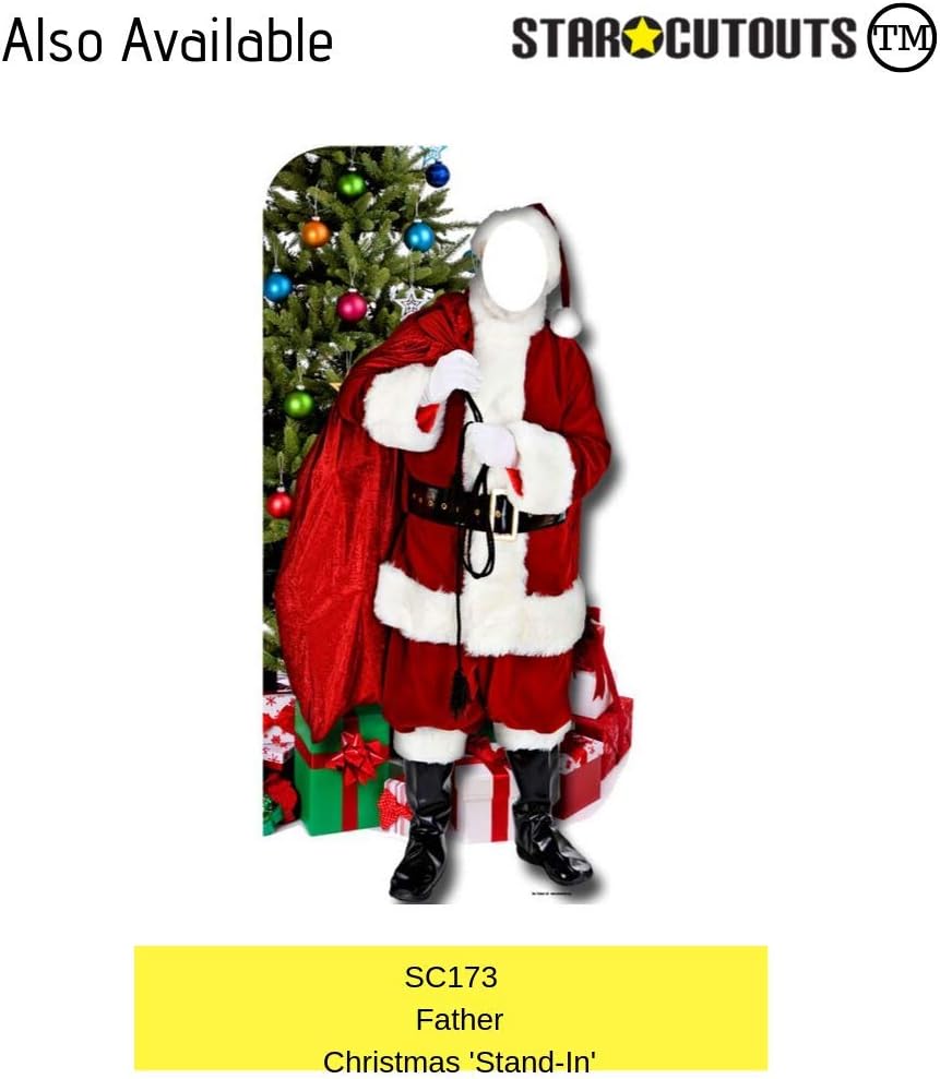 Star Cutouts Ltd SC984 Mini Santa Cardboard Cutout/Stand Up/Standee Perfect for Christmas Festival Fans Collectors - Image 5