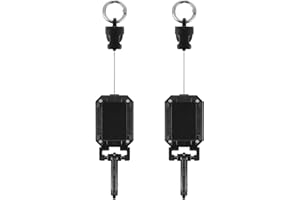 AceOrbit Scuba Retractable Lanyard Scuba Diving Accessories Console Retractor at Hip Chest Fishing Net Gear Retractor Keeper Durable Diving Equipment 28" Extension