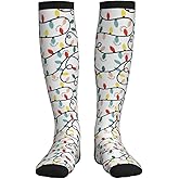 Cayiibe Compression Socks for Women Men Circulation Graduated Supports Socks for Running Athletic Sports Nurse Travel