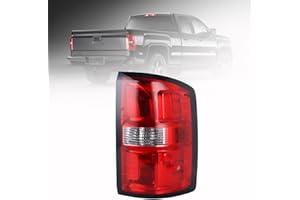 Tail Light Assembly Compatible With 2016 2017 2018 GMC Sierra 1500 Halogen Rear Brake Lamps With Bulb And Wiring Harness (201