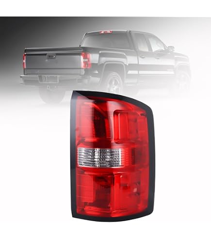 Passenger Side Red Tail Light Assembly For GMC Sierra 1500 2500 3500 (2014-2018)