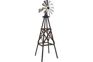 Leigh Country TX 93485 9' Char-Log Windmill