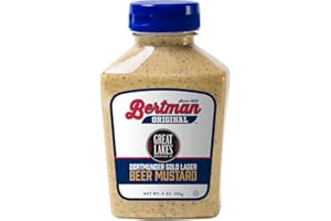 BERTMAN ORIGINAL BALL PARK Bertman Original Great Lakes Dortmunder Gold Beer Mustard - 9 oz