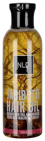 NLD Jadibutti Hair Oil - No Mineral Oil & Silicones -300 mL (Pack of 1)