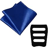 LJBFNN Pocket Squares for Men, 11.81'' Mens Womens Handkerchiefs with Pocket Square Holder for Suits Wedding Party Business