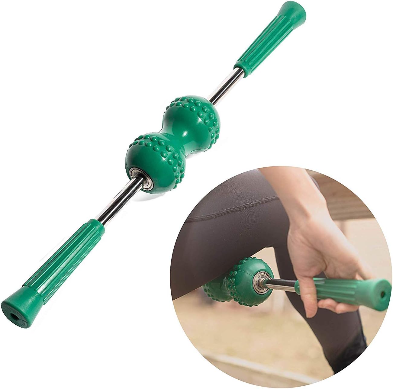 Nikken 1 MagCreator Massage Roller (1330) - Magnetic Therapy - Helps to Stretch Muscles and Tendons, Increase Blood Flow and Circulation -Massage Feet, Shoulders, Back, and Legs - 800 Gs Strength: Health & Personal Care