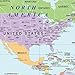 Wall26 Dry Erase Wall World Map Decal Poster Peel Stick Draw and Erase(Marker Included) - 24