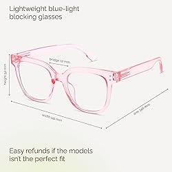 miyya Blue Light Glasses for Women – Oversized UV