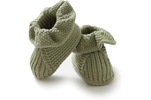 mimixiong Baby Booties Newborn Infant Sock Shoes Hand Knitting Crochet Boy and Girl Cozy Shoes