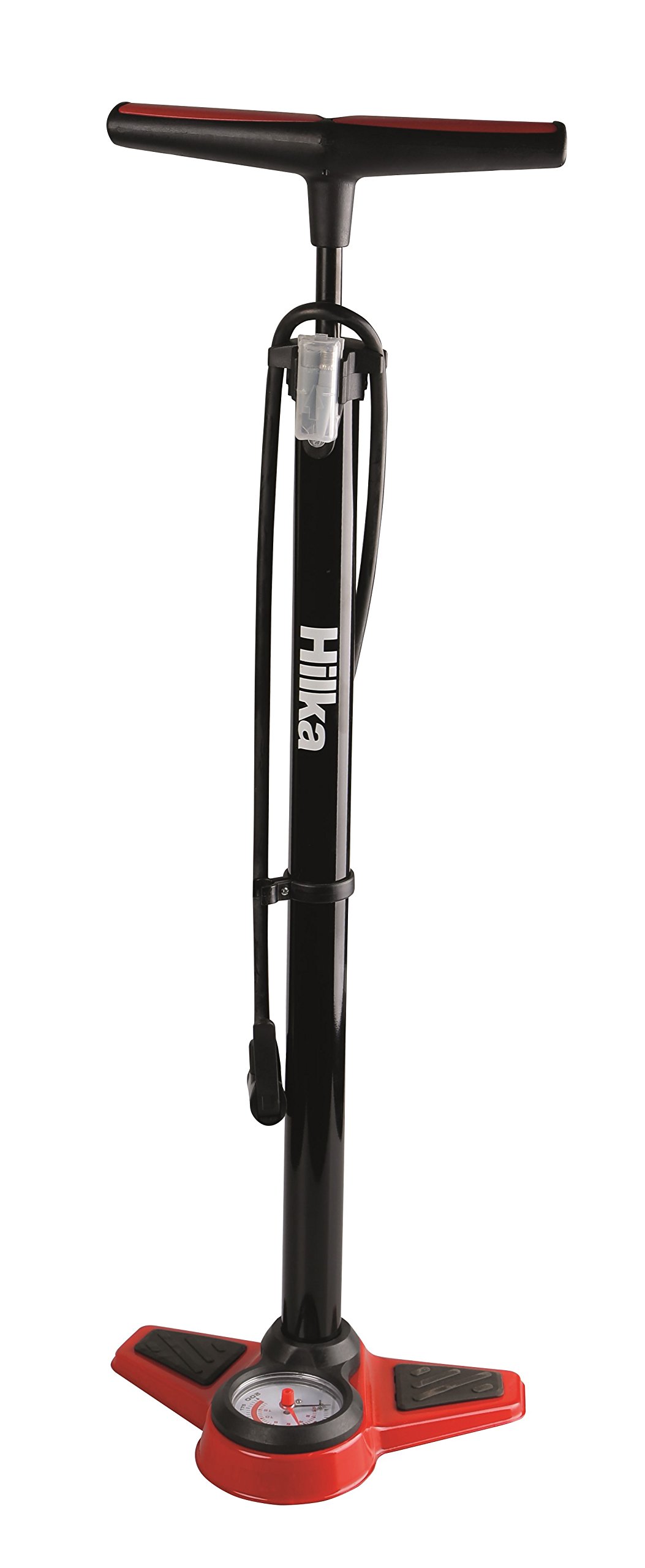 Hilka Tools High Pressure Cycling Track Pump - Black, Large