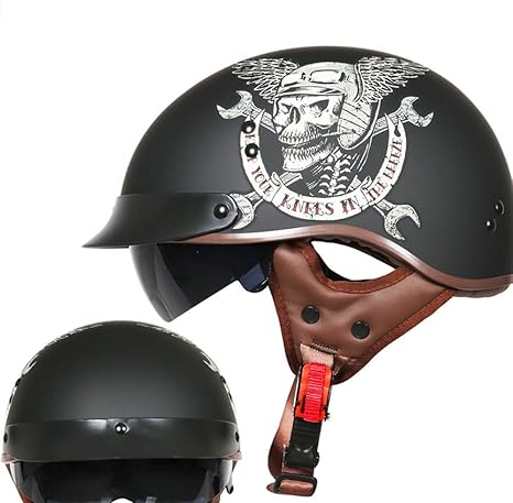 Amazon Co Jp バイクヘルメット ハーフヘルメット レトロなハーレージェットヘルメット 半帽型ヘルメットマッ Dot認定レトロ ハーレーヘルメット クルーザーチョッパースクータークラッシュヘルメット ホーム キッチン Amazon Co Jp バイクヘルメット ハーフヘルメット レトロなハーレージェットヘルメット 半帽型ヘルメットマッ Dot認定レトロ ハーレーヘルメット クルーザーチョッパースクータークラッシュヘルメット ホーム キッチン