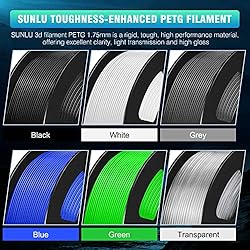 SUNLU 3D Printer Filament, Toughness PETG Filaments