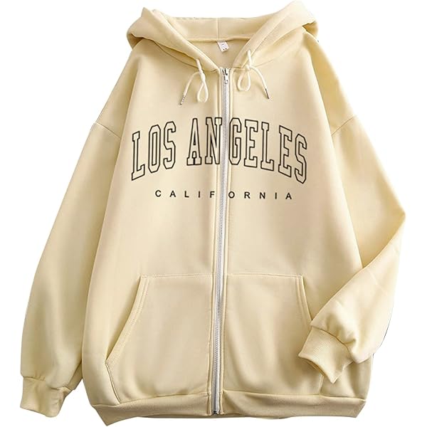 トップス Happy99 Ange199 Zip-Up Hoodie - Beige Angel99 Zip