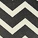 DII Non Woven Polyester Storage Bin, Chevron, Black, Small Set of 2
