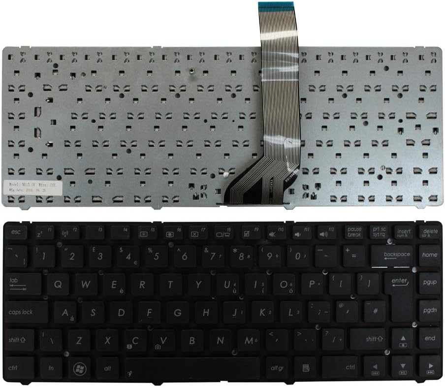 Asus K45V Black UK Layout Replacement Laptop Keyboard