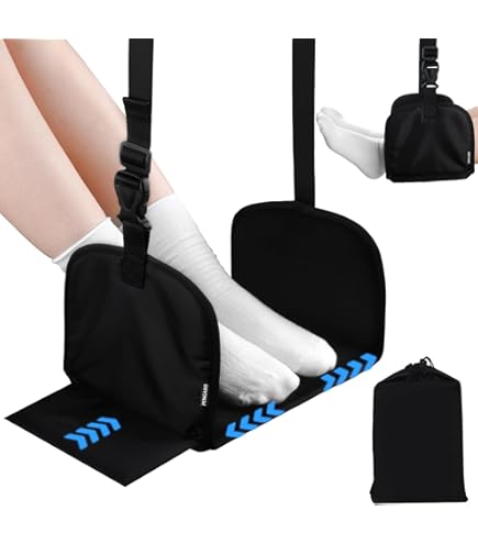 Repose-pieds Portable De Voyage COOWOO – Hamac Pliable, 1ère Génération (neuf)