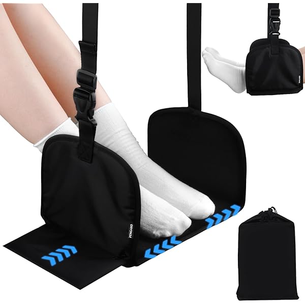 5 Pièces Hamac Repose-Pieds Pour Bureau À Domicile Repose-Pieds De Voyage De D'Avion Accessoires