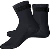 YDQUANI Wetsuit Socks 3mm Neoprene Diving Socks Thermal Anti-Slip Scuba Socks Water Booties for Swimming Water Sports