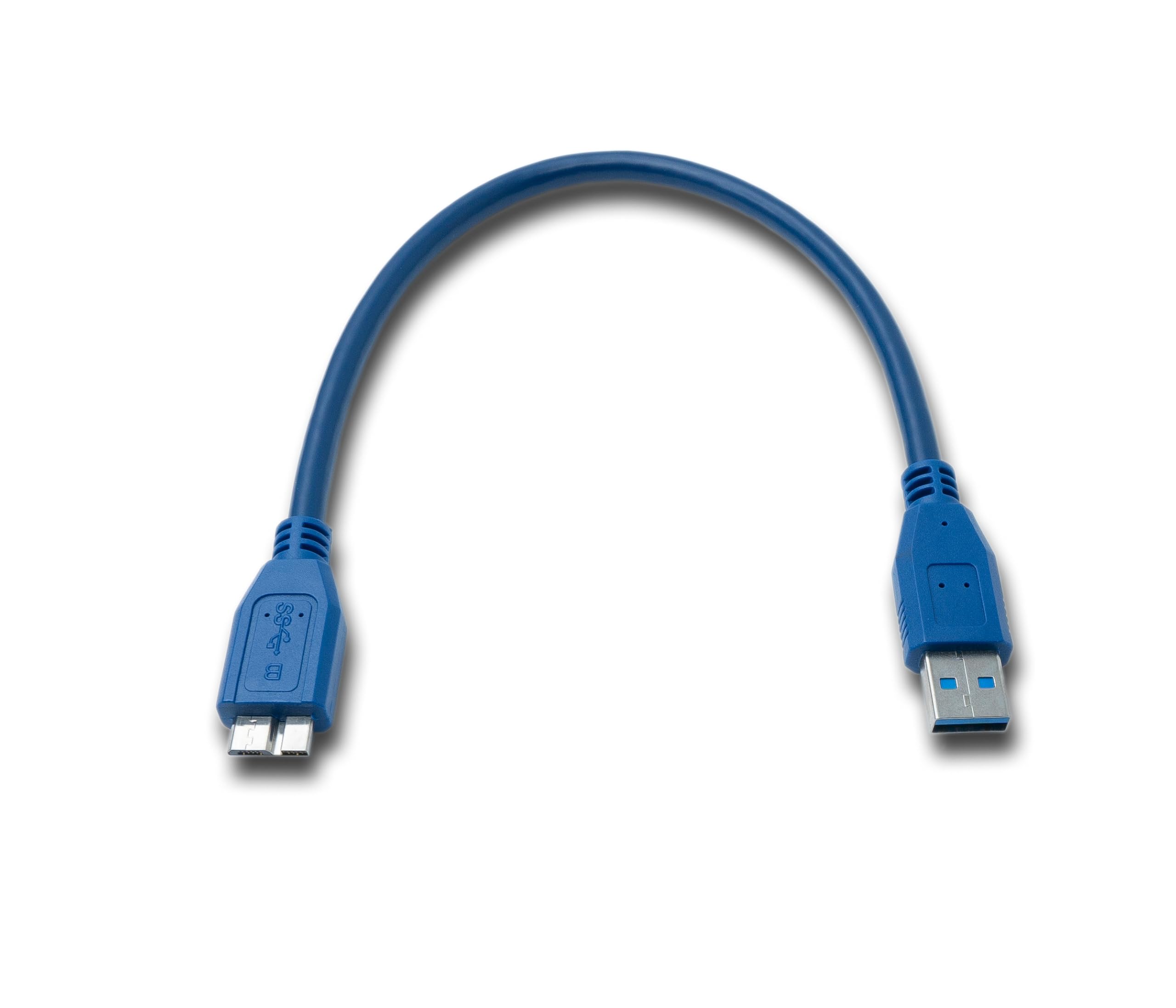 System-S USB 3.0 Cable 30 cm Type A Male to 3.0 Micro Male Adapter in Black