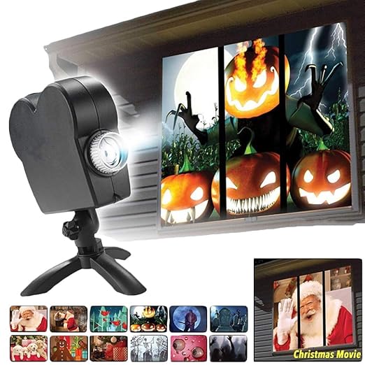 Amazon.com: Proyector LED de Halloween para decoración de ...