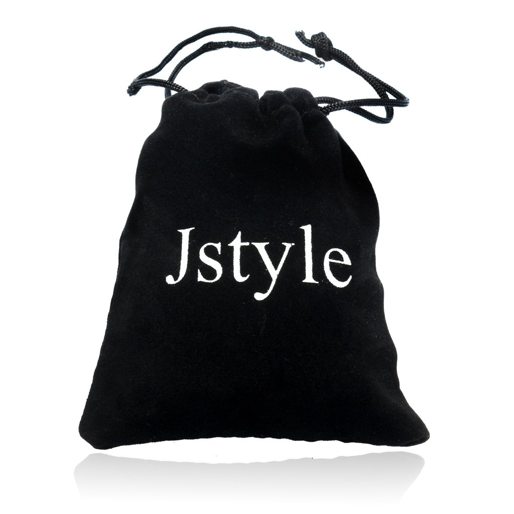 Jstyle Mens Vintage Leather Wrist Band Brown Rope Bracelet Bangle