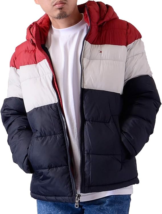 tommy hilfiger classic hooded puffer jacket
