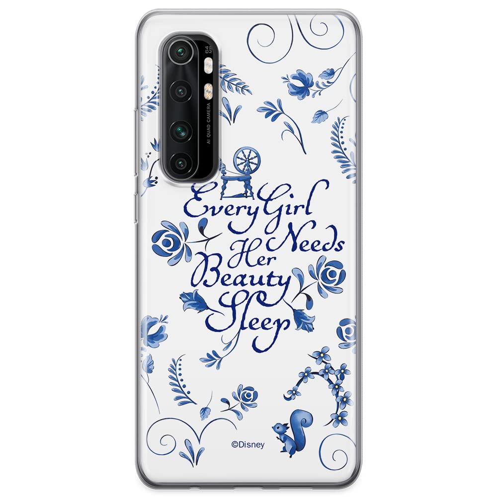 ERT GROUP mobile phone case for Xiaomi MI NOTE 10 Lite original and officially Licensed Disney pattern Aurora 002 optimally adapted to the shape of the mobile phone, case made of TPU