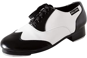 Miller & Ben Tap Shoes; Jazz-Tap Master; Black & White Professional Tap Shoes