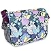 J World New York unisex adult Terry Small�messenger Bag�for Women. Girls Satchel Messenger Bag, Secret Garden, 15 US