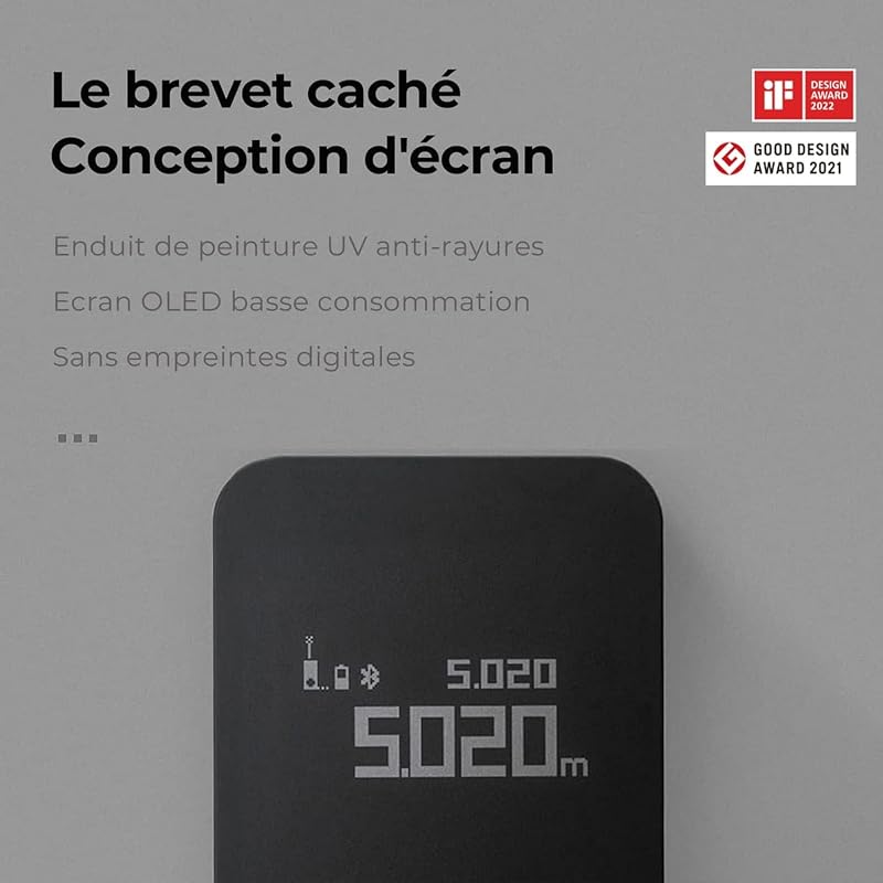 Télémètre Laser Numérique,Mini Mètre Laser Rechargeable,0,05 – 30m