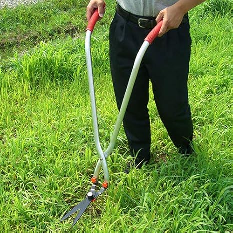 Amazon 立ち作業用草刈ハサミ 日本製 草刈りはさみ 芝刈り 立ち作業 鋏 除草 立作業用草刈りばさみ Hi 7000 刈り込みばさみ