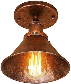 Retro Deckenleuchte Vintage Deckenleuchte Runde Deckenleuchte Innen