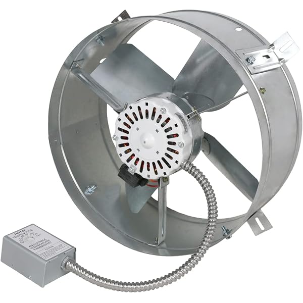 QuietCool AFG SMT ES-3.0 Smart Attic Gable Fan: Amazon.com: Tools u0026 Home  Improvement