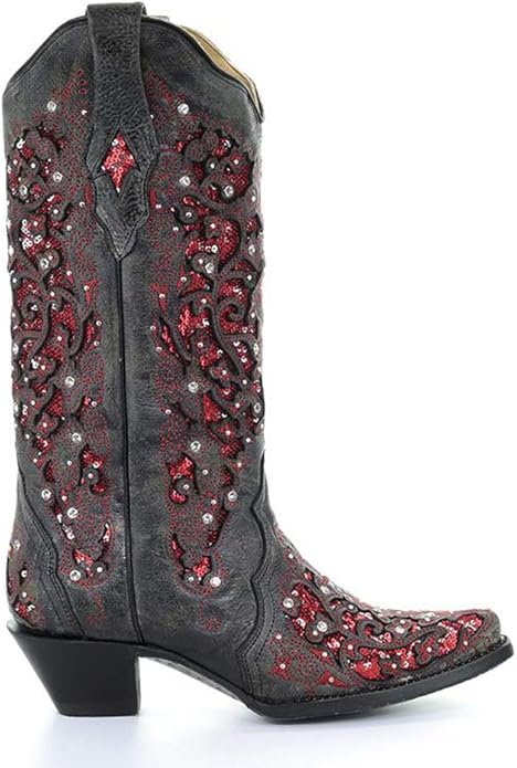 maroon cowgirl boots