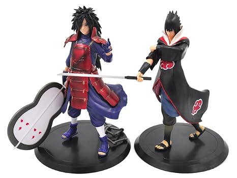CoolChange Naruto Figuren Set bestehend aus Einer Sasuke und Einer Madara Uchiha Figur