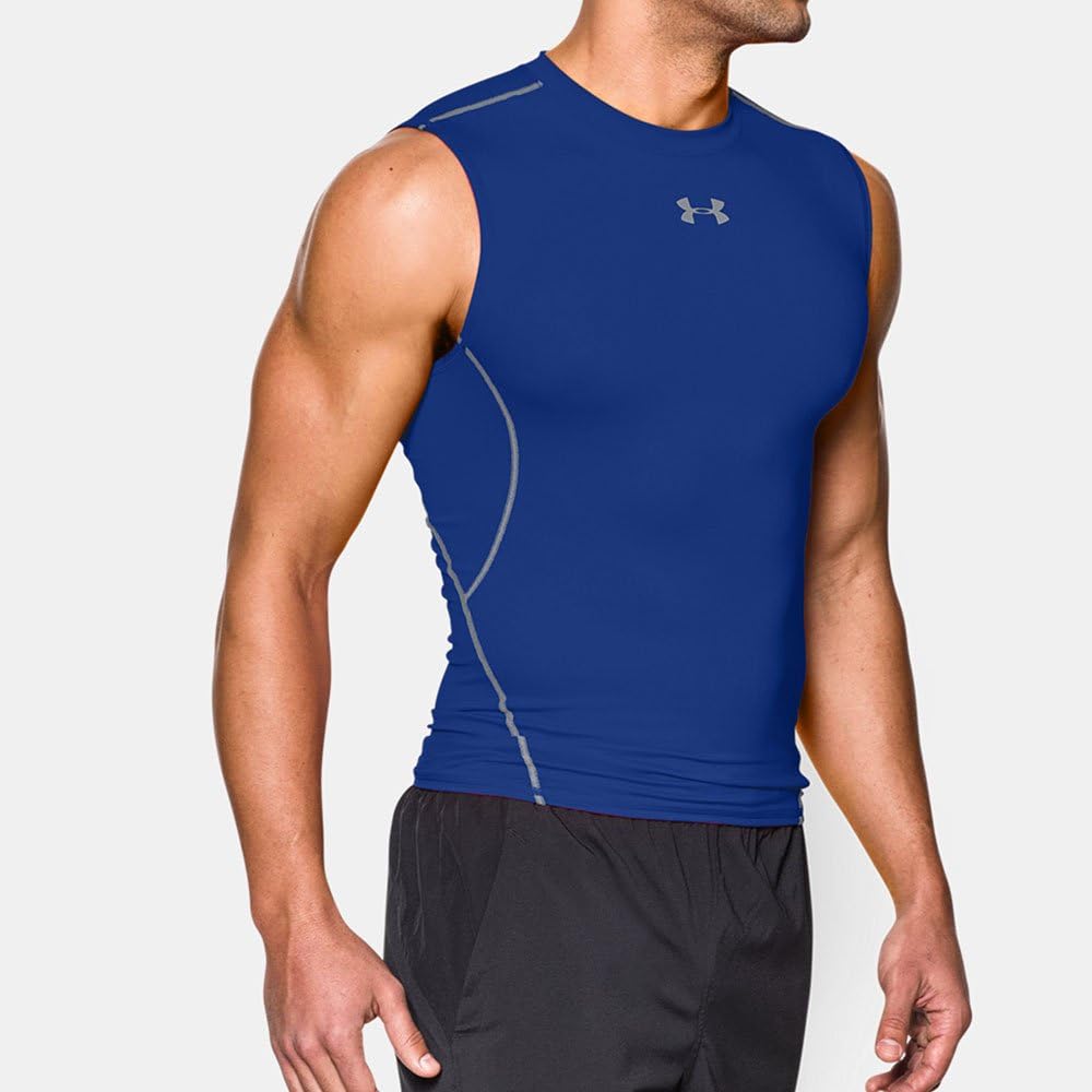 Under Armour Men's HeatGear Armour Sleeveless Compression T-shirt: Under Armour: Clothing