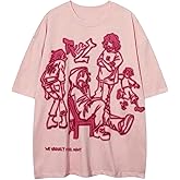 SOLY HUX Women's Graphic T-Shirt Y2k Printed Tees Summer Half Sleeve Preppy Baggy Tops Streetwear Shirts