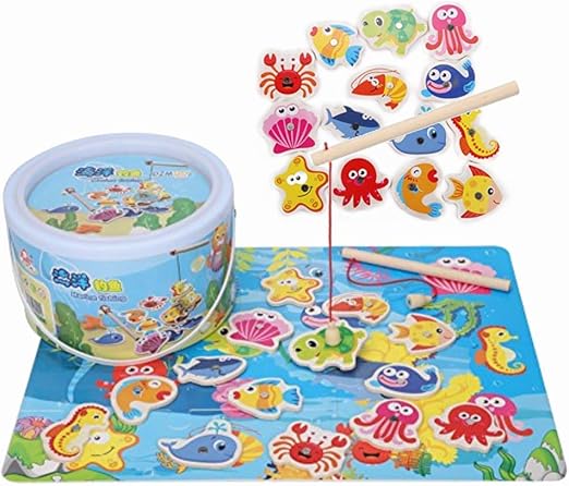 juego de pesca con imanes