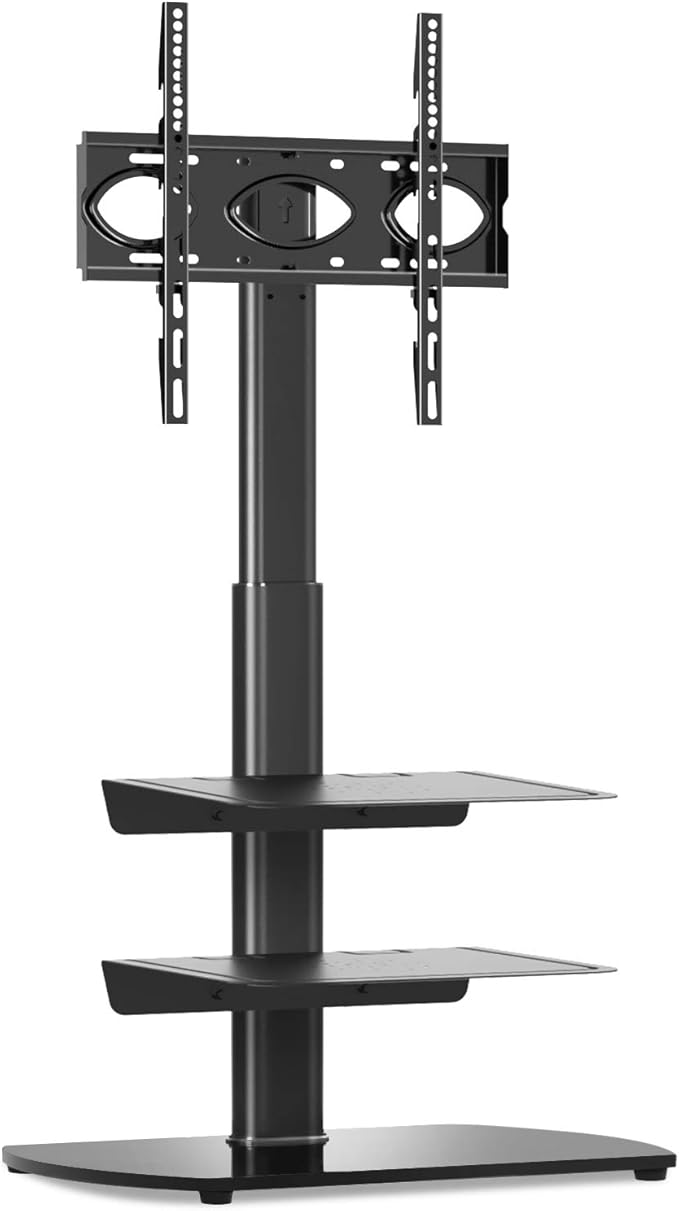 RFIVER Free Standing Floor TV Stand Swivel 3 Shelves Amazon.co.uk