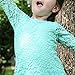 Lilytots Rustic Flower girls Lace Vintage Wedding Party Dress With 3/4 Sleeves