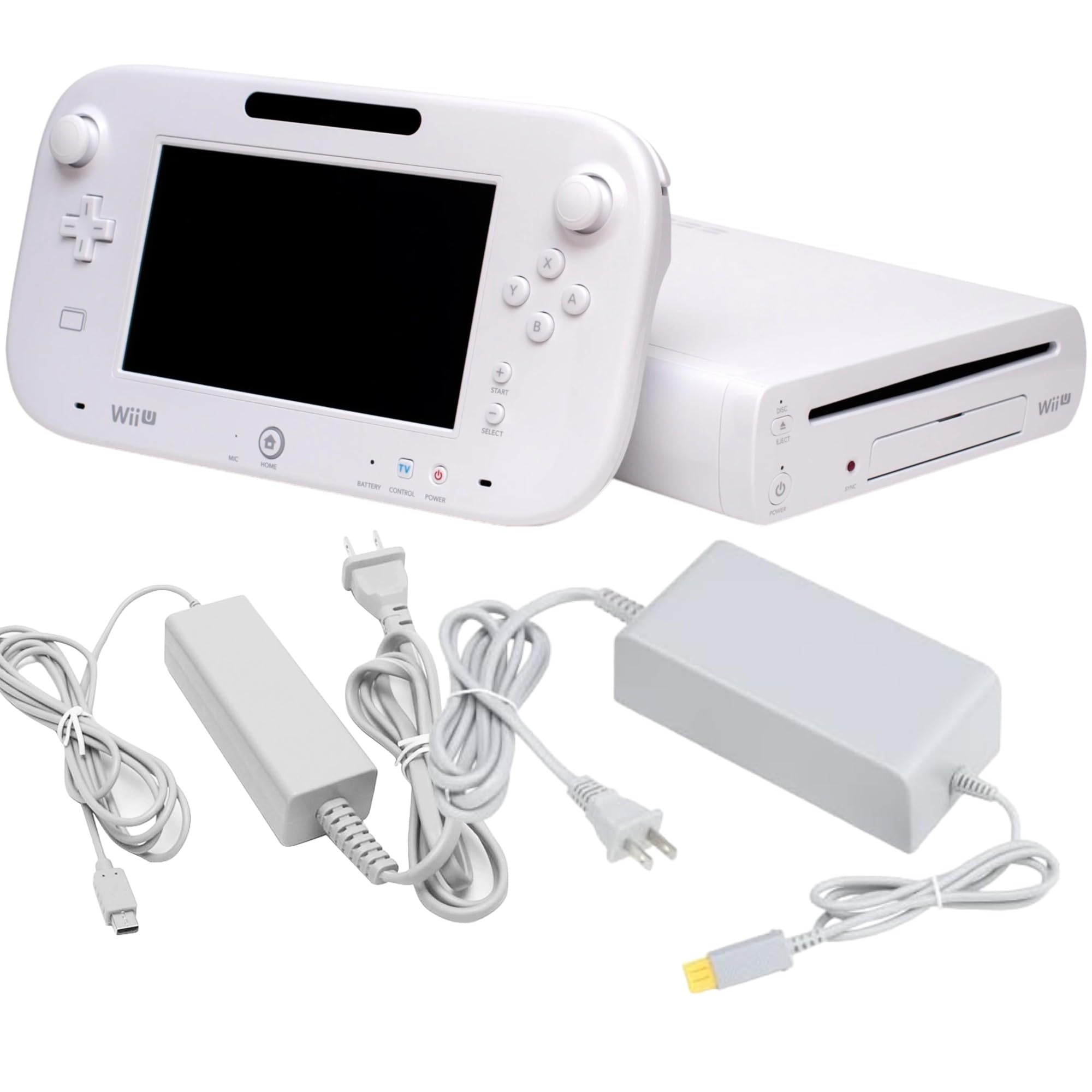 PEGLY 2-1 AC Adapter Compatible with Wii U Console and Wii U Gamepad, Power Console, and Gamepad Charger (for Both Console/Gamepad)