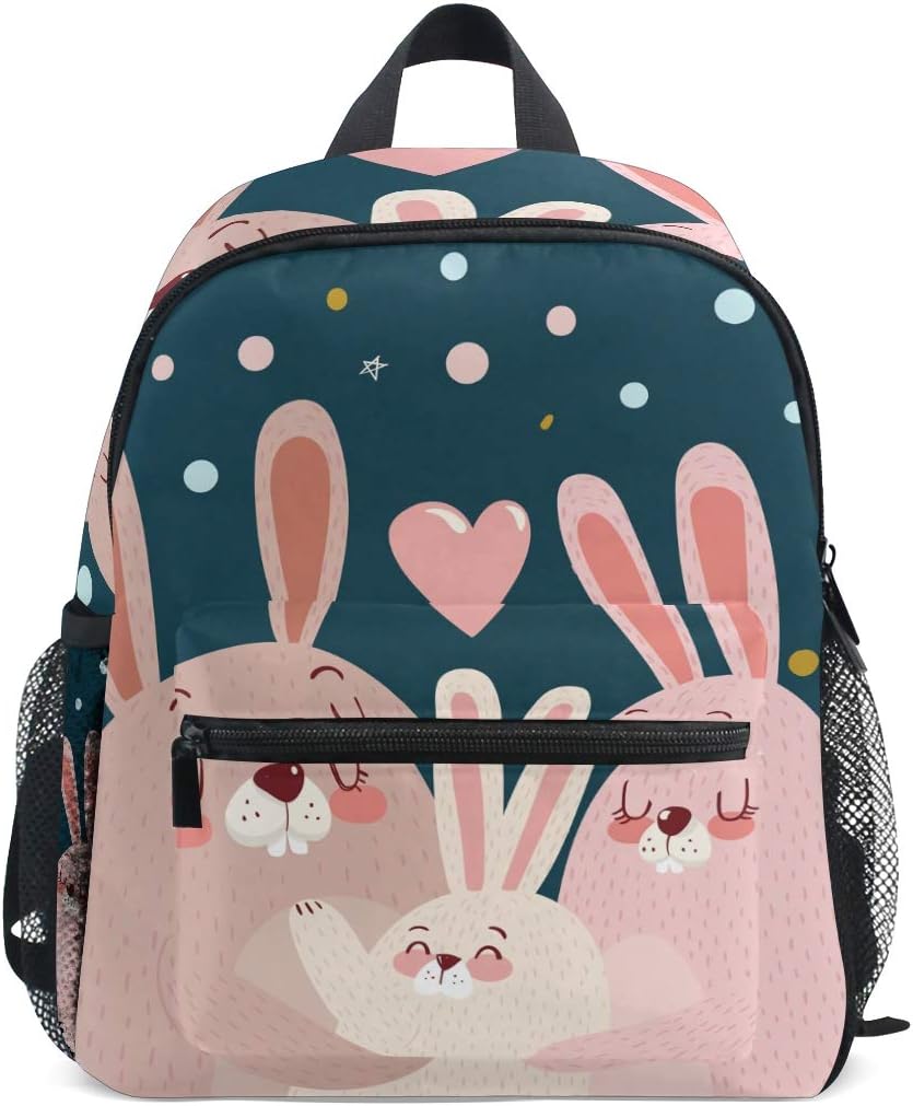Mochila para niños pequeños con forma de conejo, color rosa: Amazon.com